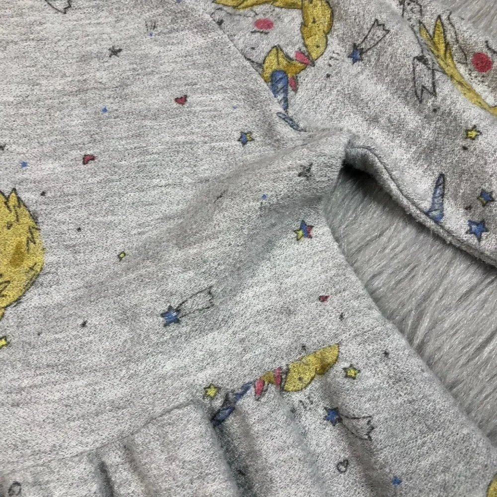 Zara Baby Girls Size 3/4 Gray Unicorn Dress